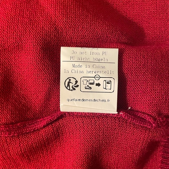 Grace Karin Long Cardigan Size 2XL Red - Picture 11 of 13